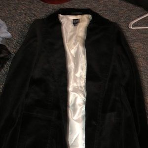 Black velvet jacket